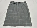 The House Of Bruar Skirt Tweed Check UK18 Pure Wool Fully Lined Tie Belt Pre-owned. Price: $48.39.