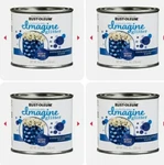 4 Rust-oleum Imagine Glitter Navy Blue 8 Oz Cans Water-based Interior Paint New. Price: $63.96.
