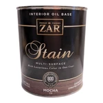 Zar Mocha 119 Interior Oil Base Stain Quart Multi-surface One Coat Application New. Price: $27.54.