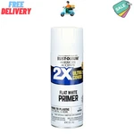 White Primer, Rust-oleum American Accents 2X Ultra Cover Flat Spray PAINT-12 Oz New. Price: $8.96.