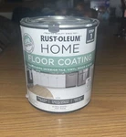 Rust-oleum 358876 Floor Coating, Ultra White/tint Base, 1 Qt New. Price: $30.00.