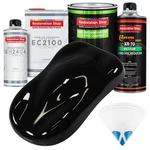 Jet Black (gloss) Low Voc Urethane Auto Paint Quart Kit & European Clear Coat New. Price: $235.99.
