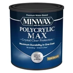 4-PACK Minwax Polycrylic Max Semi-gloss Clear Water-based 1 Qt New. Price: $144.42.