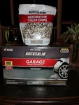 Rust-oleum 251965 Garage Floor Kit Gray With Decorative Paint Chips New. Price: $199.99.