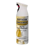 Rust Oleum Universal 12 Ounce Paint And Primer All Surface White Matte Finish New. Price: $13.39.