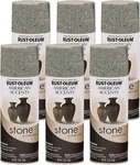 Rust-oleum 7992830-6PK Creations Spray Paint, 12 Oz, Gray Stone, Pack New. Price: $128.36.