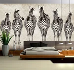 3D Zebra Animal 28882NA Wallpaper Murals Removable Fay Brand. Price: $26.71.