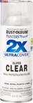 334029 Painter's Touch 2X Ultra Cover Spray Paint, 12 Oz, Gloss Clear New. Price: $11.56.