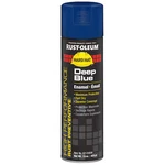 Rust-oleum V2125838 Preventative Spray Paint, Deep Blue, Gloss, Solvent, New. Price: $11.45.