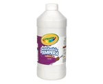 Crayola Washable Tempera For Kids, White Paint, Classroom Supplies, Non New. Price: $17.48.
