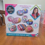 Cra-z-art Mania Rock Kids' Craft Kit Paint Dot Glitter 8 Metallics New. Price: $14.25.