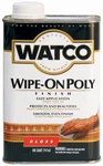 Watco Wipe On Gloss Clear Oil-based Polyurethane 1 Qt New. Price: $27.26.