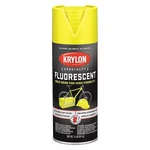 Krylon K03104888 Spray Paint, Flourescent Lemon Yellow, Gloss, Solvent, 11 Oz New. Price: $11.99.