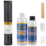 Carbon Fiber Repair Kit 5FT 12" Cloth Roll 8OZ Resin 4OZ Hardener Fibra New. Price: $46.29.