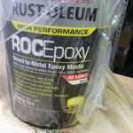Newdentdirtycan Rust-oleum Safety Red Roc Epoxy 9100 Dtm Mastic Base Gal In/out. Price: $49.90.