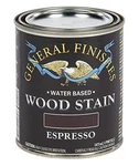 General Finishes Water Based Stain 1 Pint Espresso Low Odor Indoor Use New. Price: $48.09.