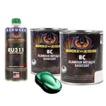 House Of Kolor C2C-BC09 Planet Green Metallic Basecoat Quart Kit + Med Reducer New. Price: $270.72.