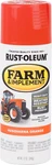 Rust-oleum 303472 Farm & Implement Spray Paint, 12 Oz, Husqvarna Orange, Each New. Price: $10.49.