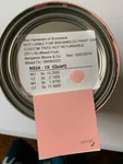 1 Quart Pink Benjamin Moore Aura Oderless Eggshell Acrylic Paint W/primer Used. Price: $45.50.