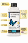 Polyvine Decorators Varnish 500ML Dead Flat Matte Finish Interior Exterior Uv Pr New. Price: $29.99.