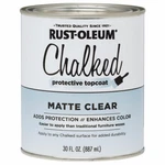 Rust-oleum 287722 Chalked Protective Topcoat Matte Clear 30OZ New. Price: $23.99.