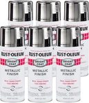 7718830-6PK Stops Rust Bright Coat Metallic Spray Paint, 11 Oz, Chrome, (pack Of New. Price: $67.99.
