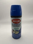 Krylon Fusion For Plastic Patriotic Blue 2329 Gloss Spray Paint 12OZ Almost Full Used. Price: $22.50.