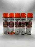 5PK Rust-oleum 264697 Water-base Construction Marking Paint, Orange 17OZ Spray New. Price: $35.17.