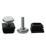 Uxcell Leveling Feet 25MM Square Tube Inserts Kit Furniture Sets, Black New. Price: $17.14.