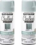Rust-oleum 302595 Chalked Ultra Matte Spray Paint, 12OZ Pack Of 2, Serenity Blue New. Price: $30.99.