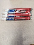 Dykem 84006 Permanent Paint Marker, Red, Medium Tip, Brite-mark 916 Series Ct New. Price: $24.00.