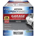 Rust-oleum 327081 Epoxyshield Garage Floor Coating Dark Gray Gloss Kit New. Price: $139.92.