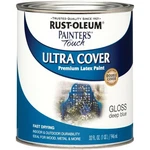 Rust-oleum 224428T Enamel Paint, Water, Gloss, Deep Blue, Qt, Can, 120 Sq-ft New. Price: $30.68.