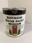 Rust-oleum 238310 Stops Door Paint Exterior Black Satin Quart New. Price: $28.90.