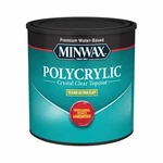 Polycrylic Protective Wood Finish, Ultra Flat, Clear, 1/2 Pt. - 211114444 New. Price: $24.79.
