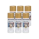 Rust Oleum Stops Metallic Spray Paint 11OZ Pack Of 6 Gold Rush Finish New. Price: $71.49.