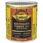 Cabot 140.0003459.005 Australian Timber Oil, Mahogany Flame, Liquid, Qt Can New. Price: $42.08.