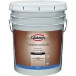 Glidden Fundamentals Exterior Paint Semi Gloss White Pastel Base 5 Gallon New. Price: $146.82.
