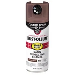 Rust-oleum Stops Indoor And Outdoor Satin Chestnut Brown Oil Modified Alkyd New. Price: $64.95.