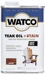Watco Teak Oil Stain Quart For Dense Woods Marine Use Uv Moisture Resistance New. Price: $29.39.