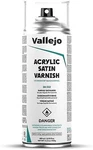 Vallejo Satin Varnish Acrylic 400ML Spray - Hobby And Model Enamel Paint New. Price: $13.60.