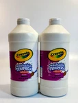 Crayola Artista Ii Washable Tempera Paint White 32 Oz Non-toxic (2 Pack) New. Price: $27.99.