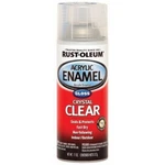 New Rust-oleum 11 Oz. Gloss Crystal Clear Acrylic Enamel Spray Paint Free Ship. Price: $18.79.