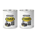 Rust-oleum 280105-2PK Farm & Implement Enamel Paint, Quart (pack Of 2), White New. Price: $51.45.