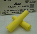 La-co Markal Yellow Railroad Chalk Case 1" X 4"(L) (144PCS) 80501 #HW14F Open. Price: $29.99.