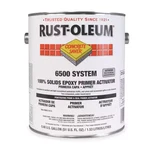Rust-oleum S6510413 Gal Floor Coating, High Gloss Finish, Clear, Solvent Base New. Price: $105.99.