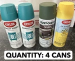4-PACK Krylon K04111000 Chalky Finish Spray Paint Tidal Blue 12OZ Ultra Matte New. Price: $38.62.