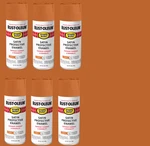 6 Cans Rust Oleum 12OZ Satin Cabernet Enamel Spray Paint Metal Wood Conc. New. Price: $49.45.
