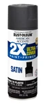 Canyon Black Rust-o American Accents 2X Ultra Cover Satin Spray Paint, 12 Oz. New. Price: $8.96.