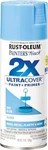 Rust-oleum Painter's Touch 2X Ultra Cover Spray Paint, 12 Oz, 110+ Colors New. Price: $9.95.
